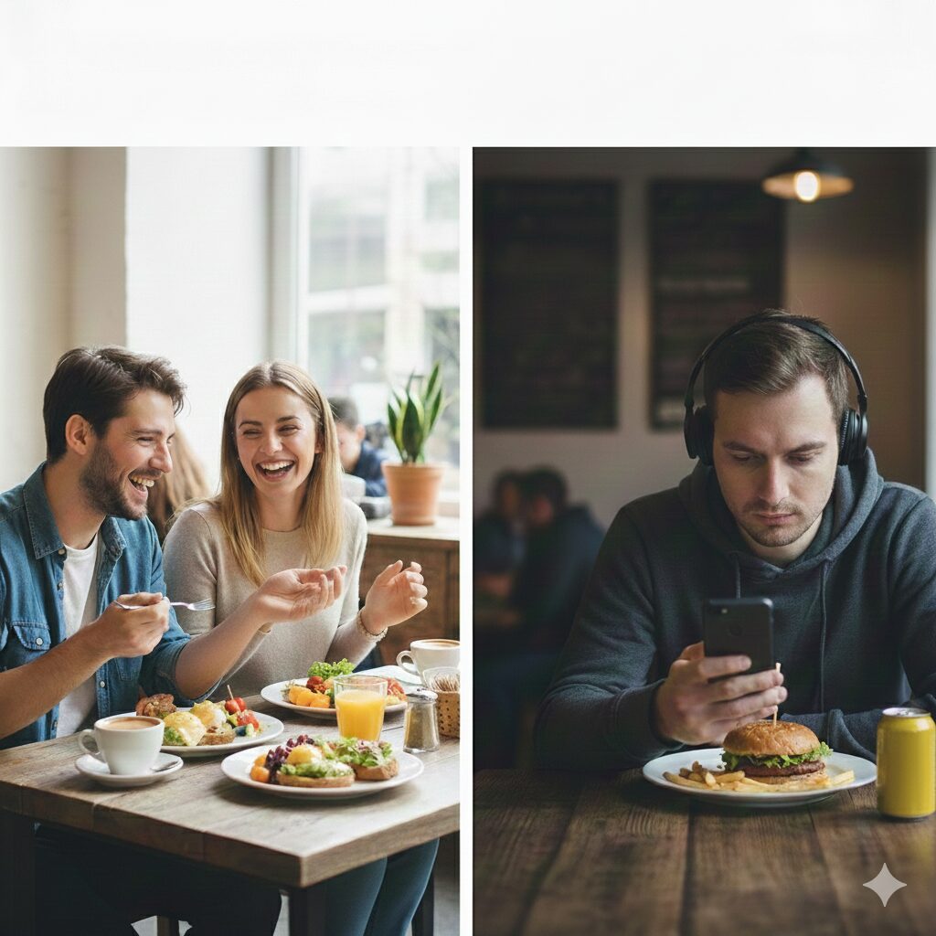 スマホを見ながら食べると太る？ダイエットに逆効果な3つの理由